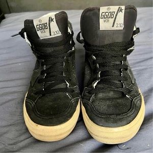 Golden goose vice 2.12 black glitter